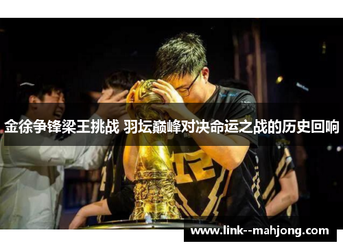金徐争锋梁王挑战 羽坛巅峰对决命运之战的历史回响 金徐争锋梁王挑战 羽坛巅峰对决命运之战的历史回响